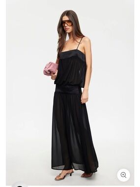 LIONESS GRACIA MAXI DRESS NOIR